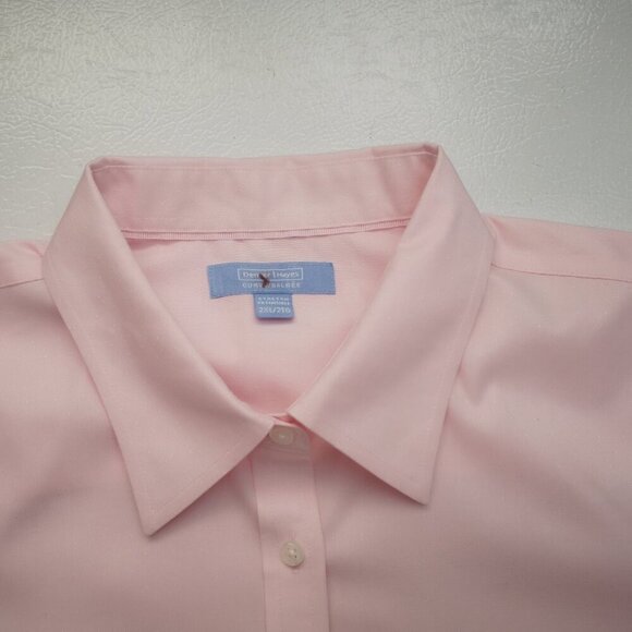 Denver Hayes Ladies Size 2XL Stretch Light Pink Button Front Shirt - Picture 7 of 11